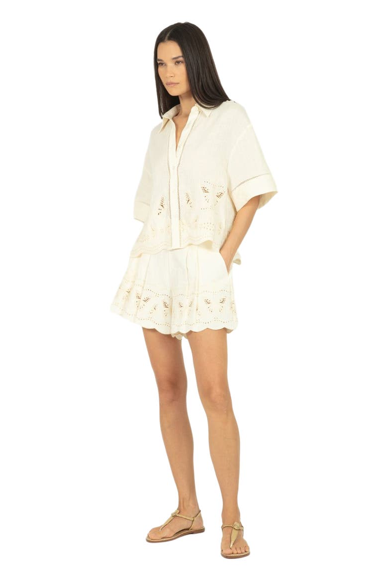 Marlene Top, Alternate, color, ANTIQUE CRÈME