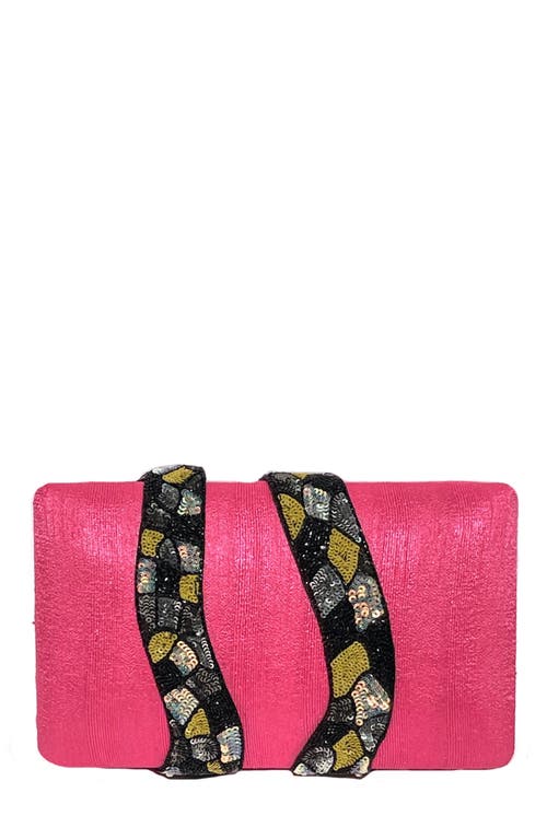 Simitri Kaa Clutch In Pink