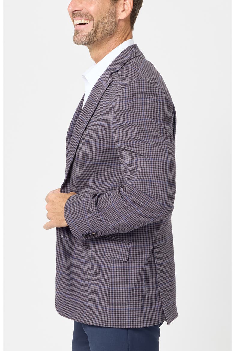 Multi Check Sport Coat, Alternate, color, BERRY/ NAVY