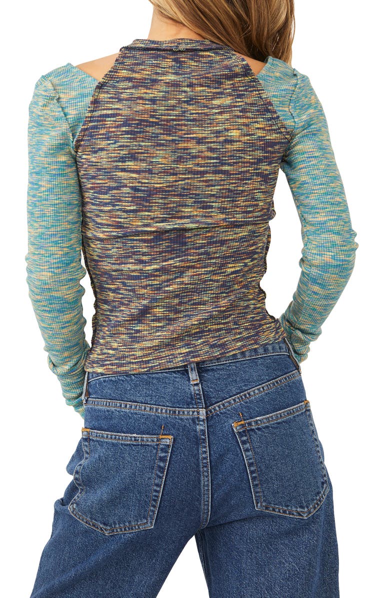 Free People Out of Control Layered Thermal T-Shirt | Nordstromrack
