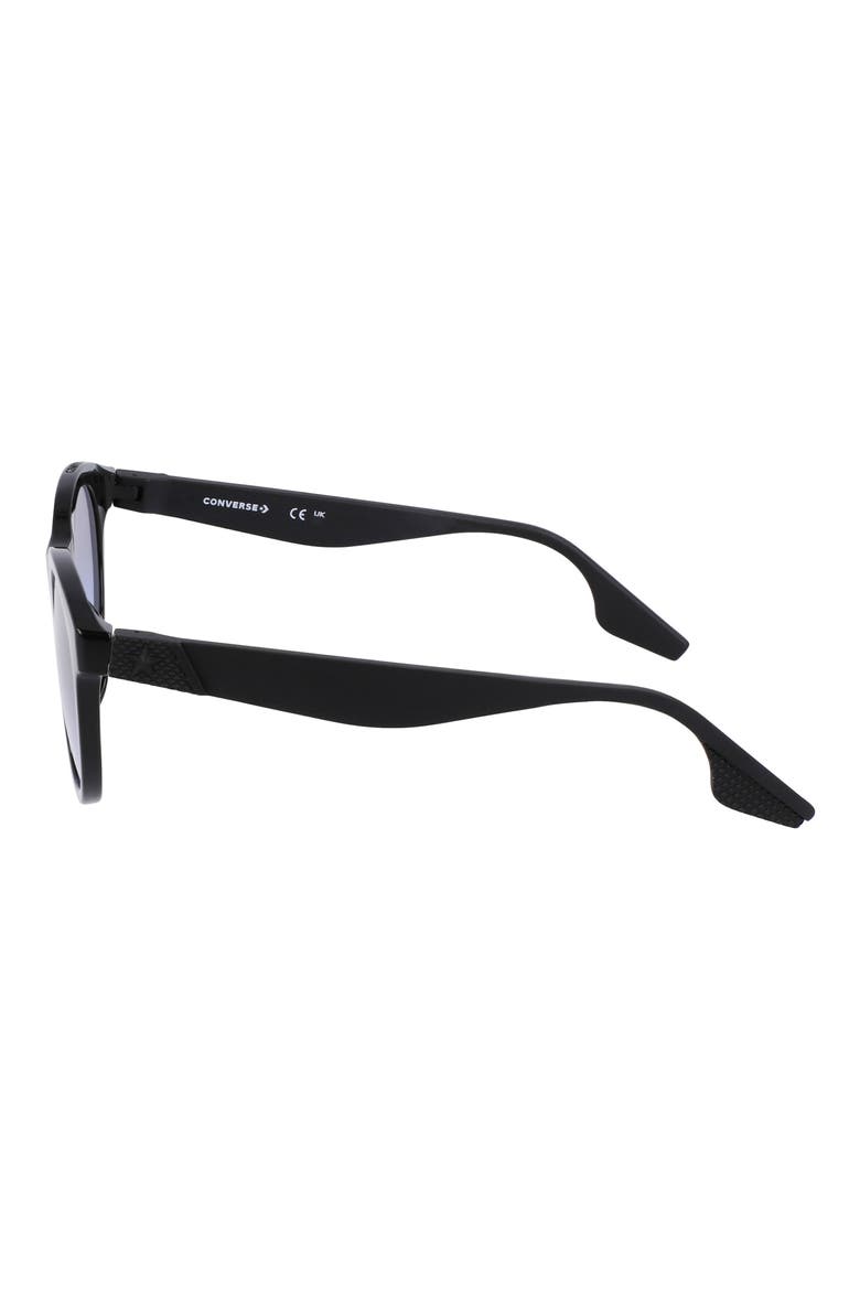 Restore 49mm Gradient Round Sunglasses, Alternate, color, BLACK
