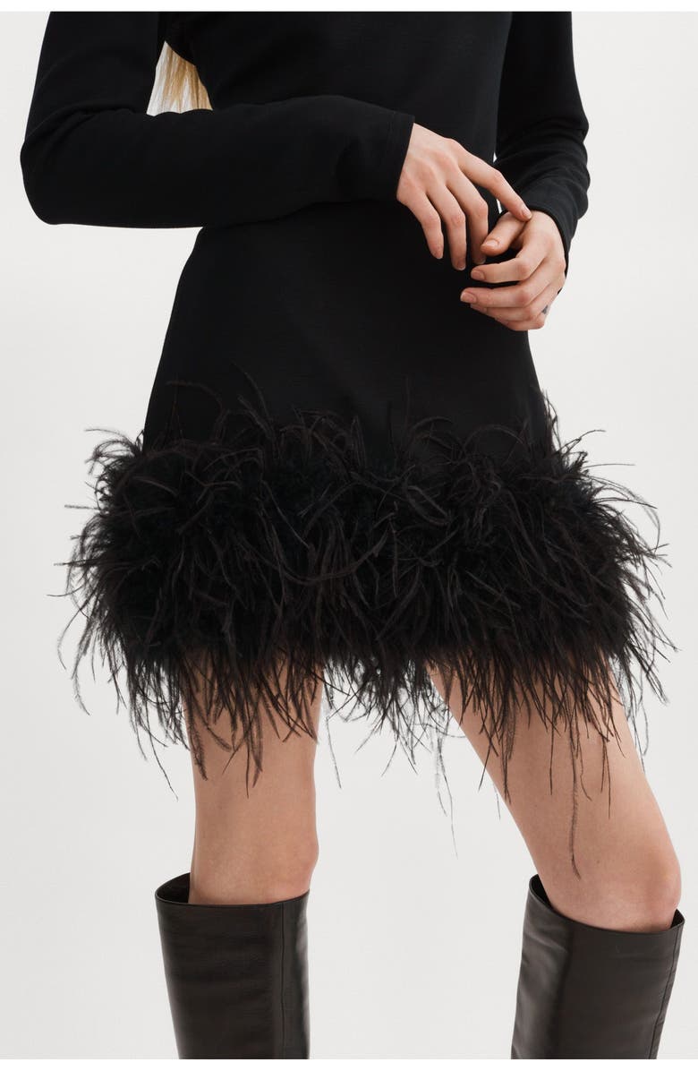 LAMARQUE Bahira | Mini Dress, Alternate, color, Black