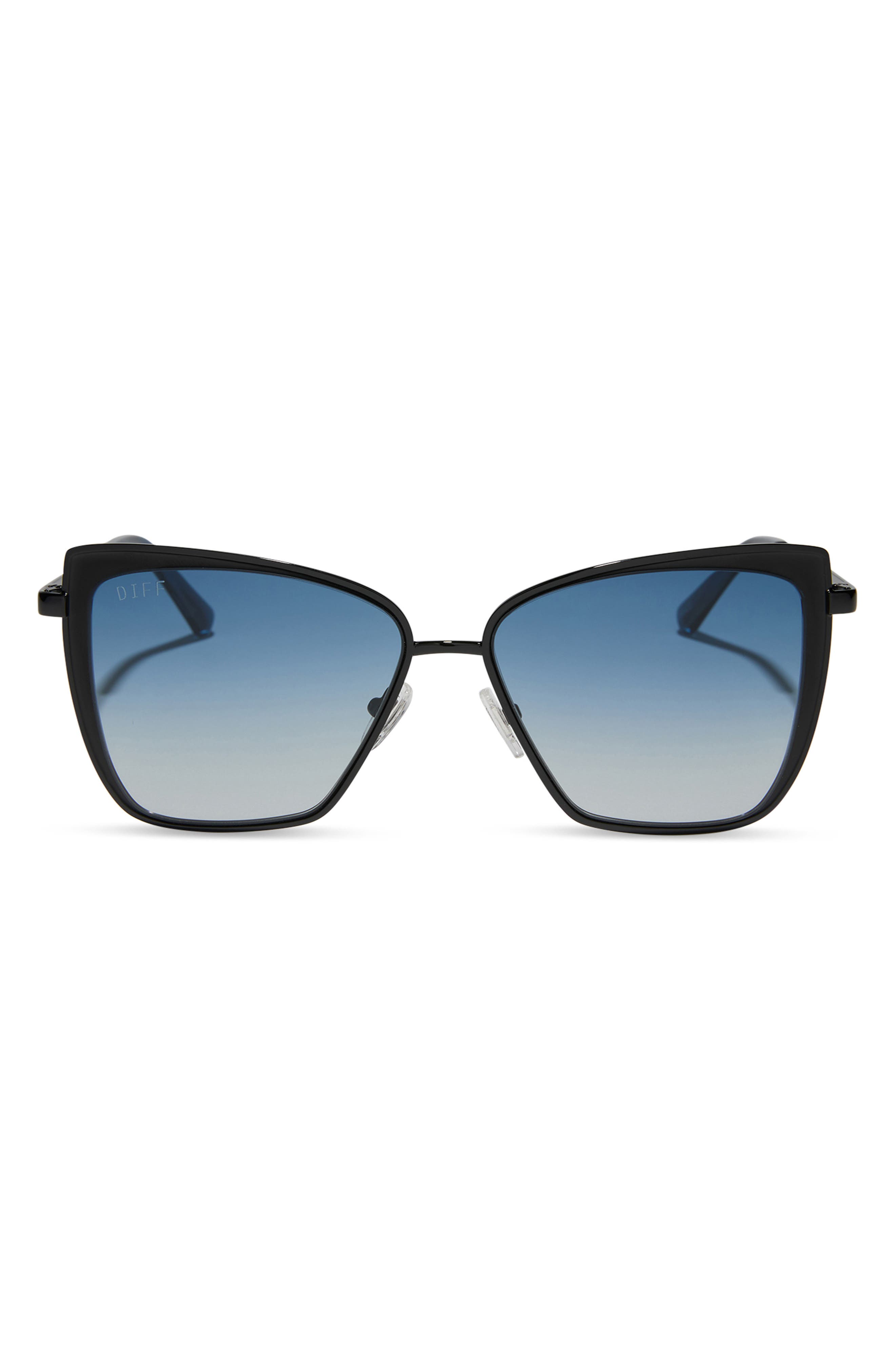 DIFF 58mm Square Sunglasses