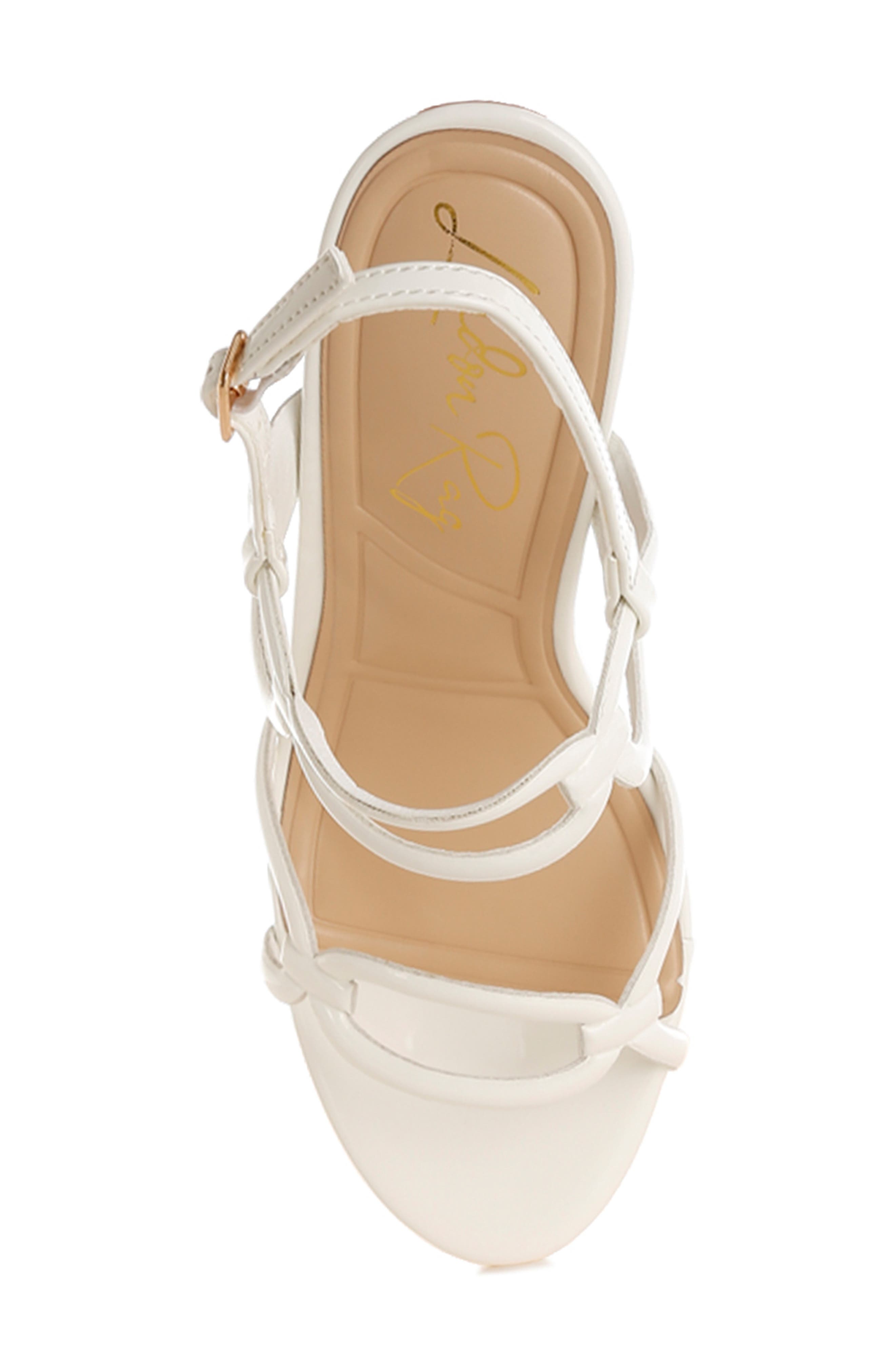 Nyjah Block Heel Sandal, Alternate, color, WHITE
