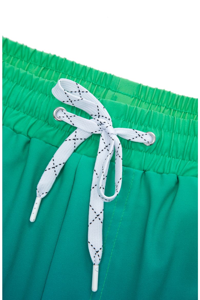 Compression Liner Stretch Swim Trunks UPF 50+, Alternate, color, Emerald Bay