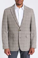 SAVILE ROW CO Charcoal Glen Plaid Blazer