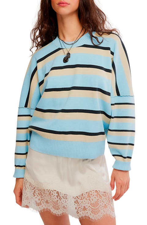 Alma Striped Pullover Sweater