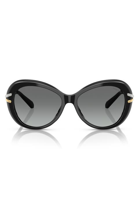 56mm Butterfly Sunglasses