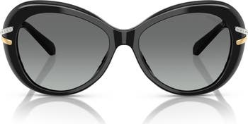 Swarovski soaかぁち Swarovski 56MM Faux Crystal Square Sunglasses on SALE | Saks