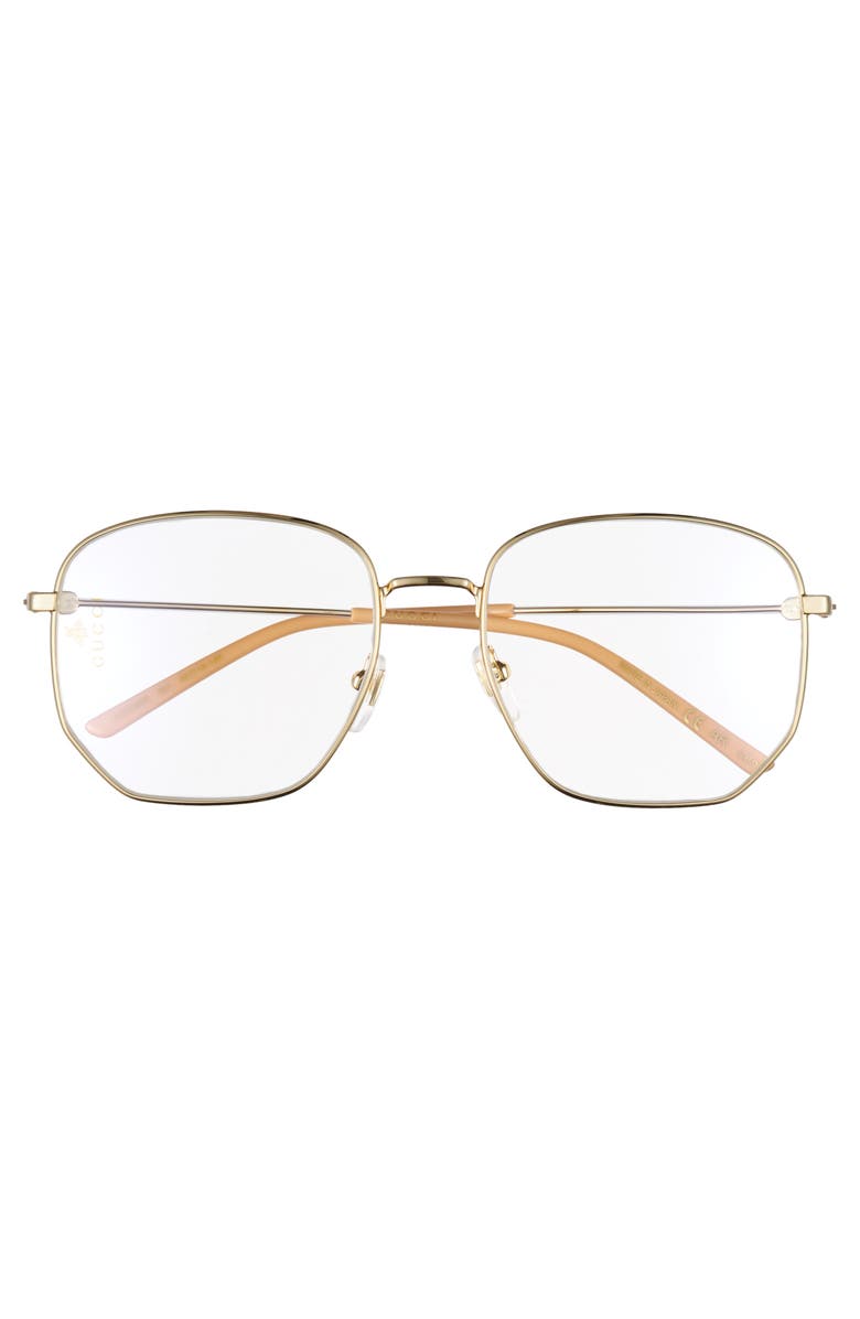 Gucci 56mm Antireflective Sunglasses, Alternate, color,