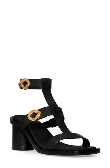 Rebecca Minkoff G City Ankle Strap Sandal In Black