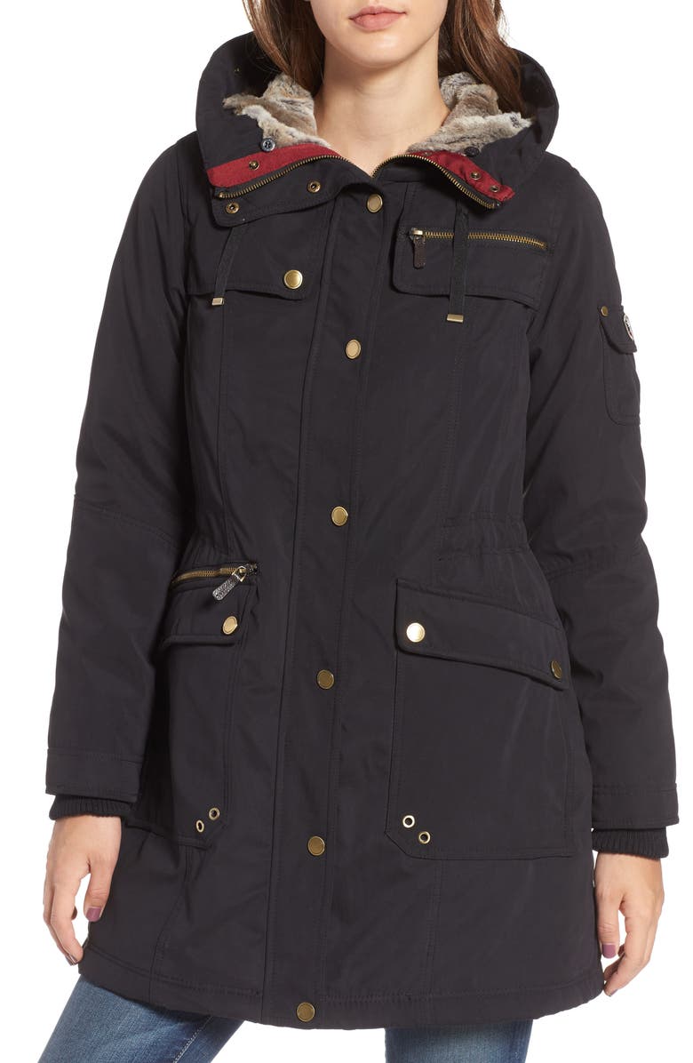 1 Madison Anorak Parka with Faux Fur Trim, Alternate, color, 