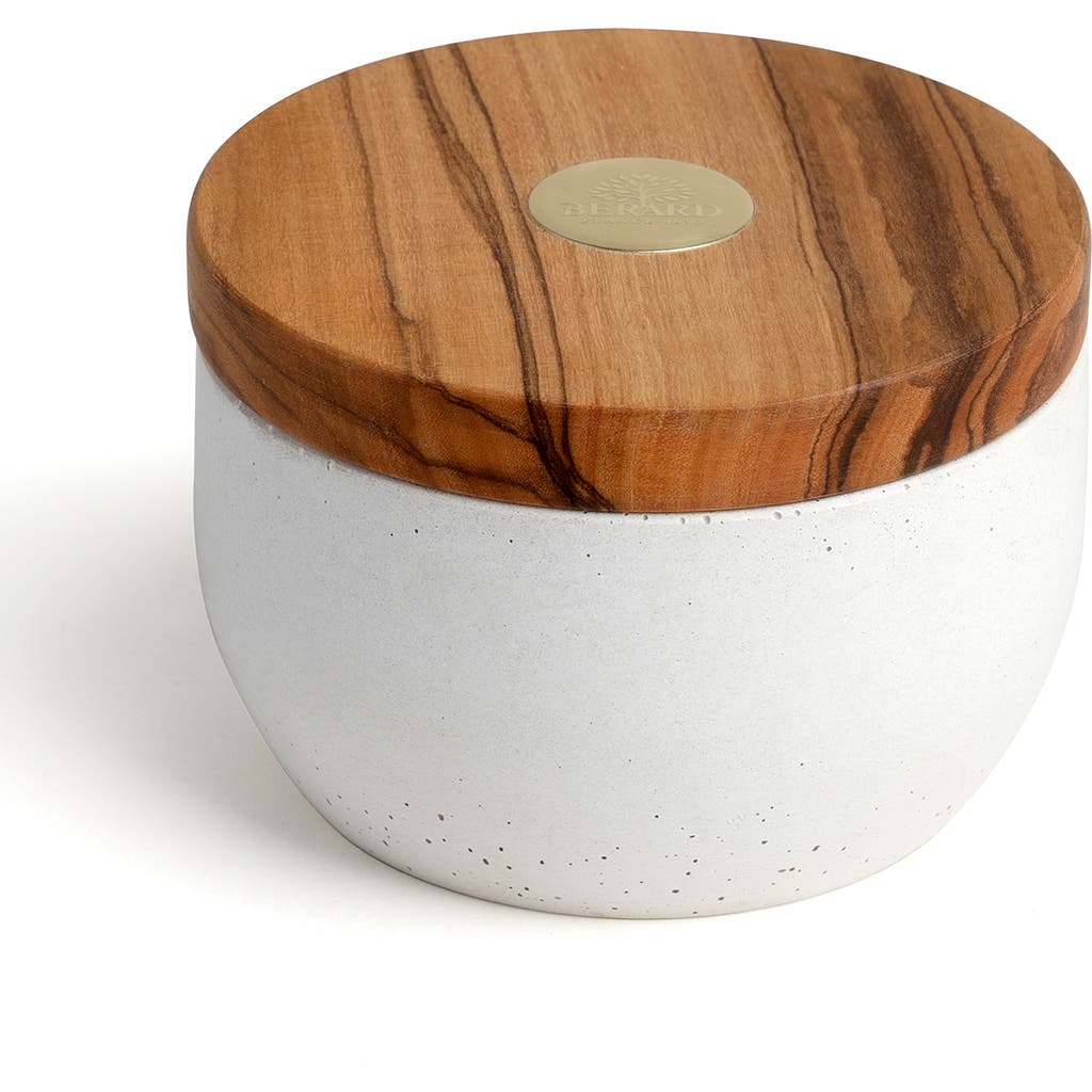 Berard France Olive Wood & Concrete Salt Keeper Box in Brown  product