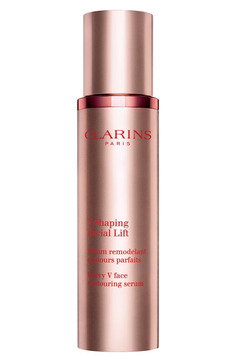 Clarins V-Shaping Facial Lift Depuff & Contour Serum with Hyaluronic Acid, Main, color, 