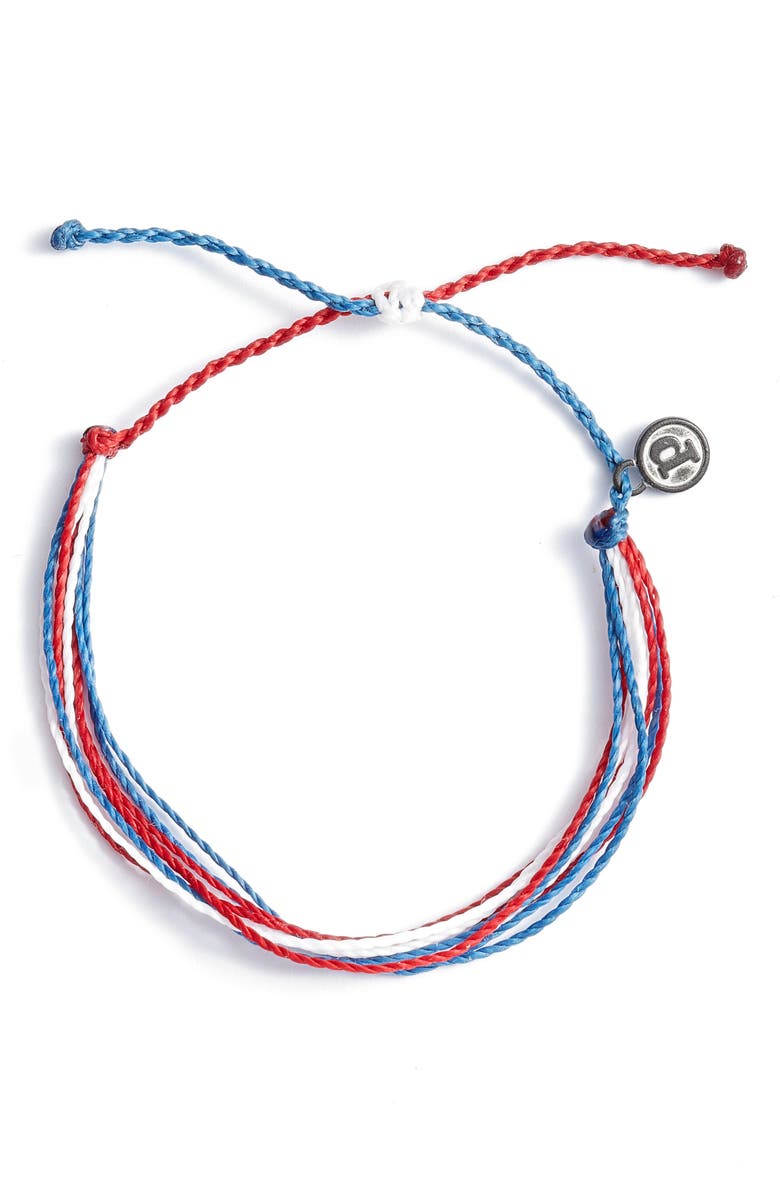 Pura Vida Original Multi Row String Bracelet, Main, color,