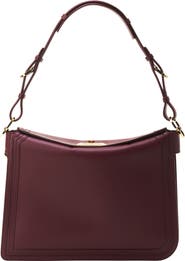 Lanvin Compagnon Asymmetrical Bag In Leather