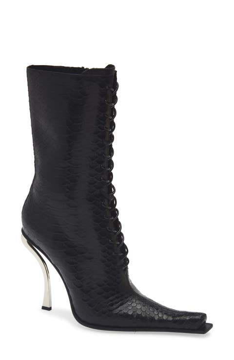 Rembrandt Pointy Toe Lace-Up Boot