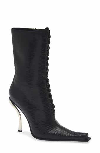 Jeffrey Campbell Rembrandt Pointy Toe Lace-Up Boot