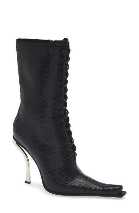 Jeffrey Campbell Rembrandt Pointy Toe Lace-Up Boot