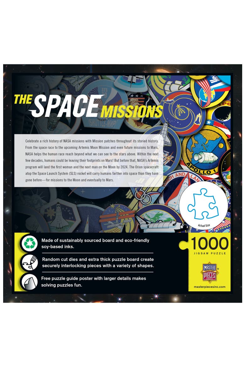 The Space Missions - 1000 Piece Puzzle, Alternate, color, Multicolor