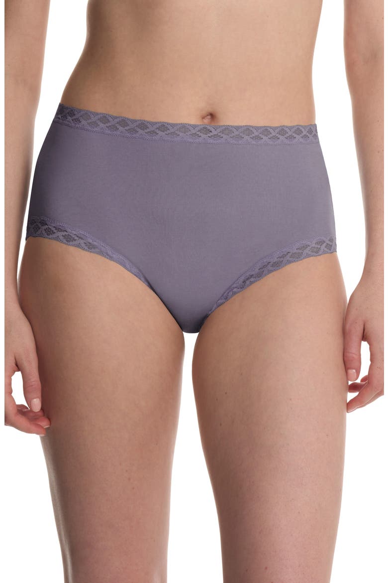 Bliss Stretch Cotton Full Briefs, Main, color, TWILIGHT HAZE