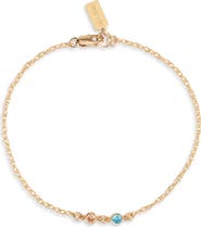 Set & Stones Multi Birthstone Bracelet