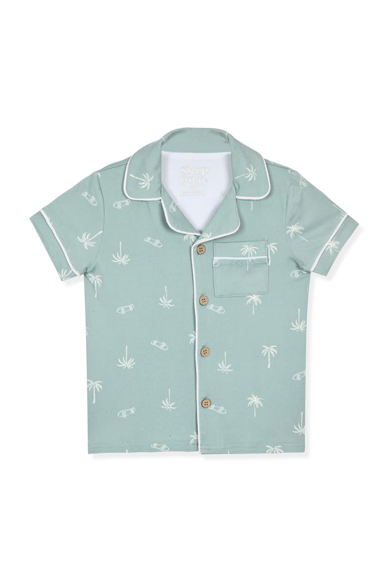 Kids' 2-Piece Shorts Pajamas, Alternate, color, GREEN