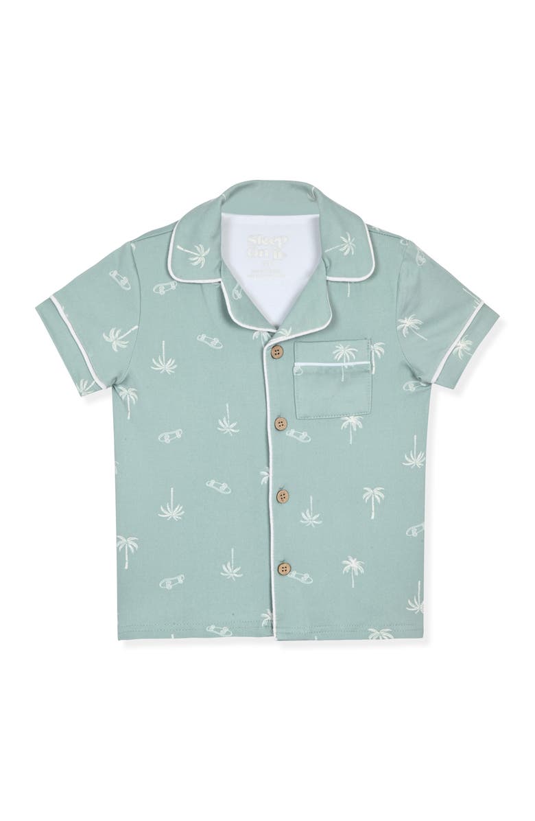 SLEEP ON IT Kids' 2-Piece Shorts Pajamas, Alternate, color, Green