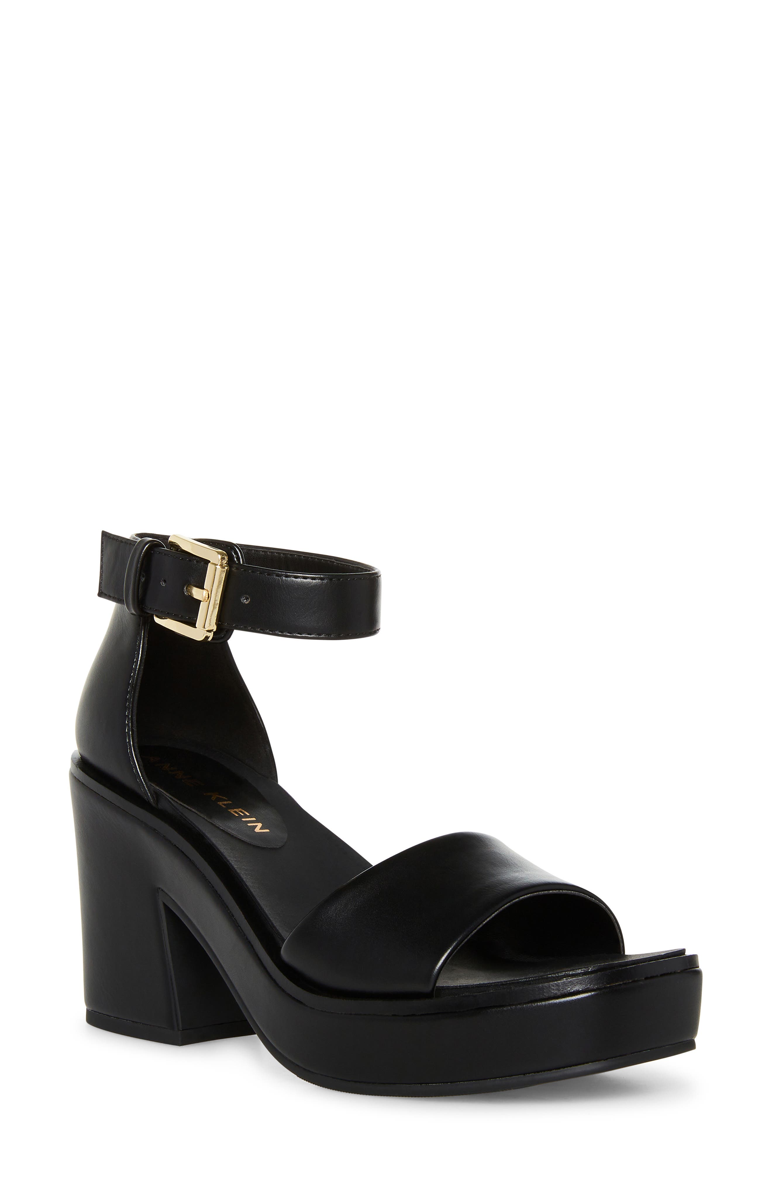 Anne Klein Kyrie Block Heel Platform Sandal, Main, color, 