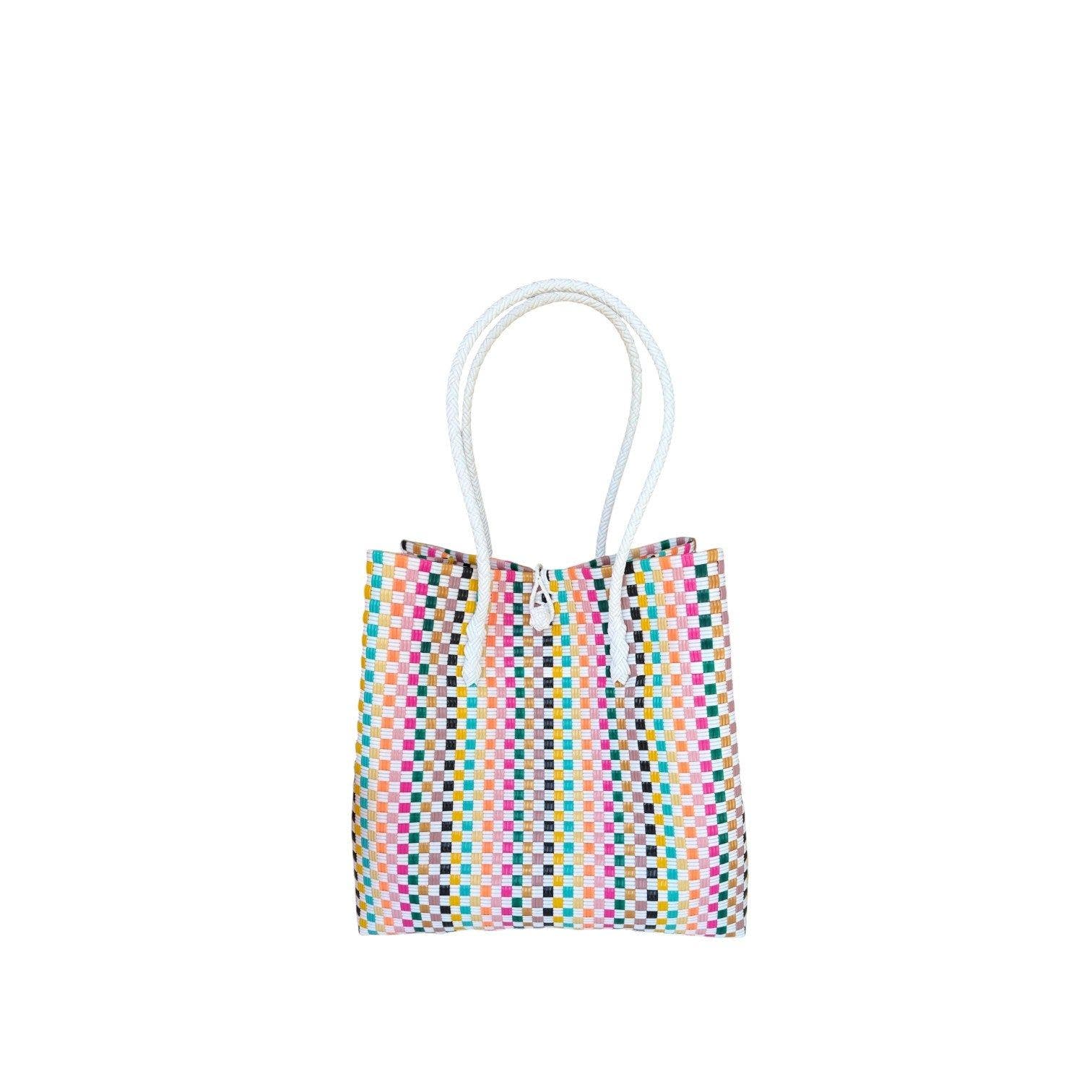 Midi Ella Handwoven Tote, Main, color, Chiclet