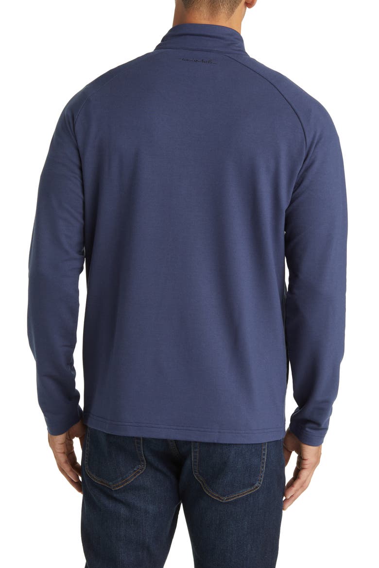 Valiant Quarter Zip Pullover, Alternate, color, MOOD INDIGO