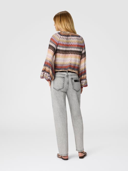Missoni Long Sleeve Blouse In Lace In Multi