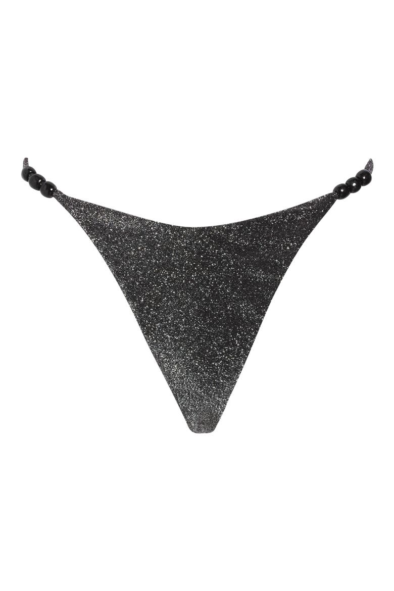 Fiji Bikini Bottoms, Main, color, SPARKLE BLACK