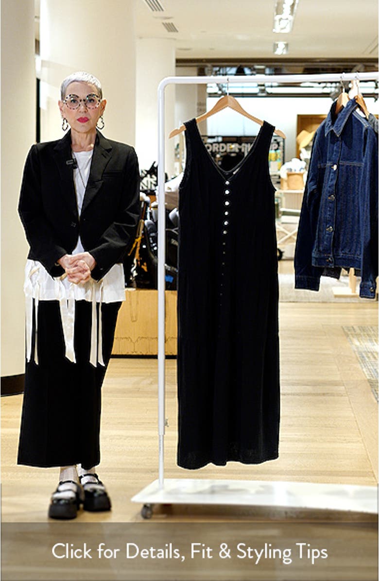 Corrine Texture Sleeveless Tiered Organic Cotton Maxi Dress, sales video thumbnail