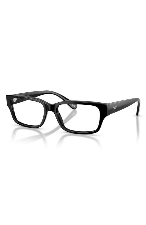 Diesel ® 56mm Square Optical Glasses