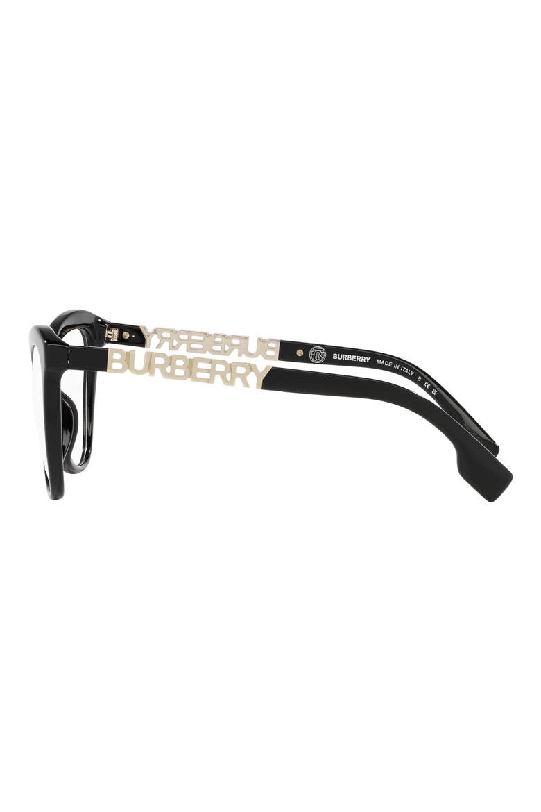 Angelica 54mm Cat Eye Optical Glasses, Alternate, color, BLACK