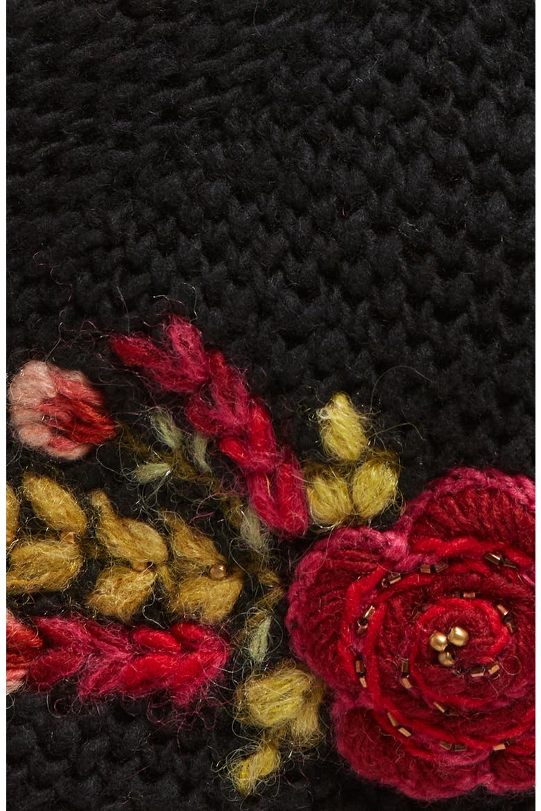 Josephine Wool Cloche, Alternate, color, BLACK