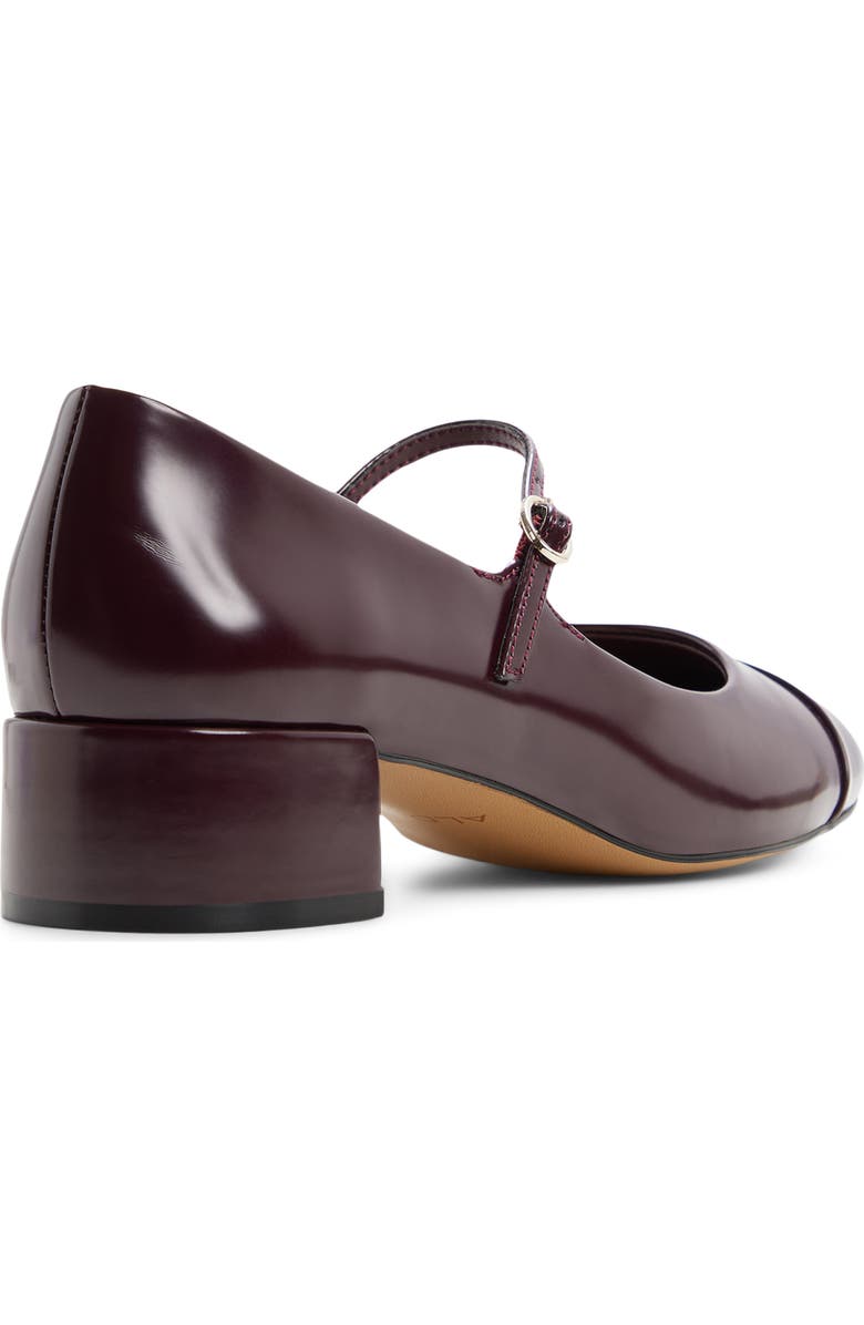 ALDO Decima Mary Jane Cap Toe Pump, Alternate, color, Burgundy