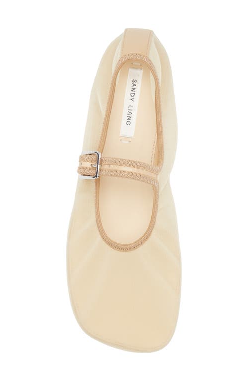 Sandy Liang Mesh Mary Jane Flat