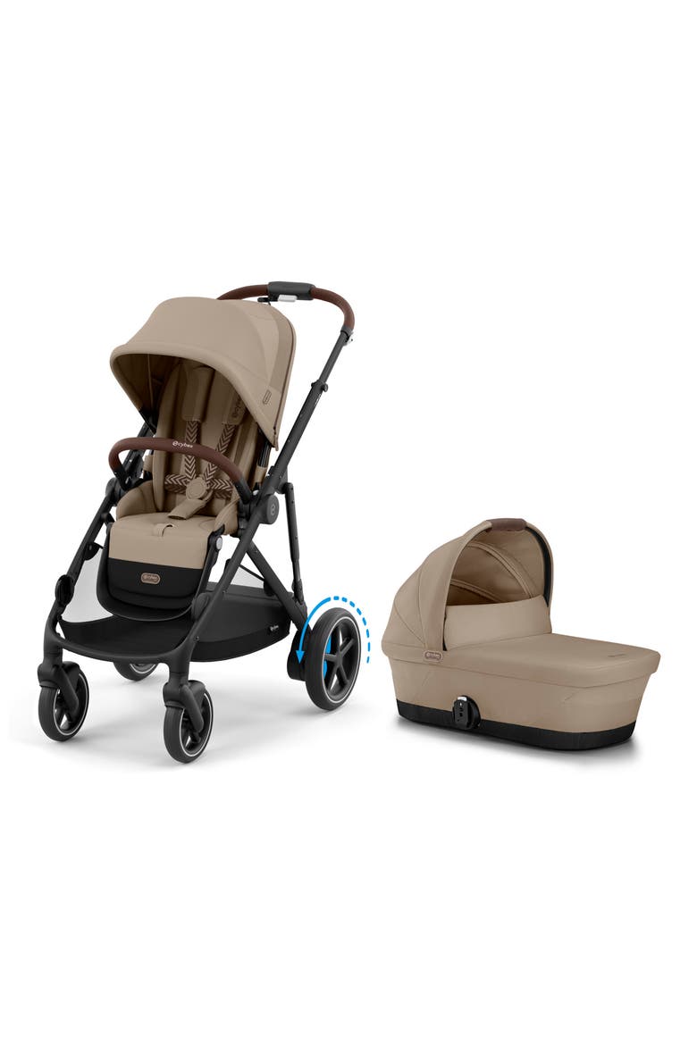 eGazelle S Strolle & eGazelle Cot Travel System, Main, color, ALMOND BEIGE