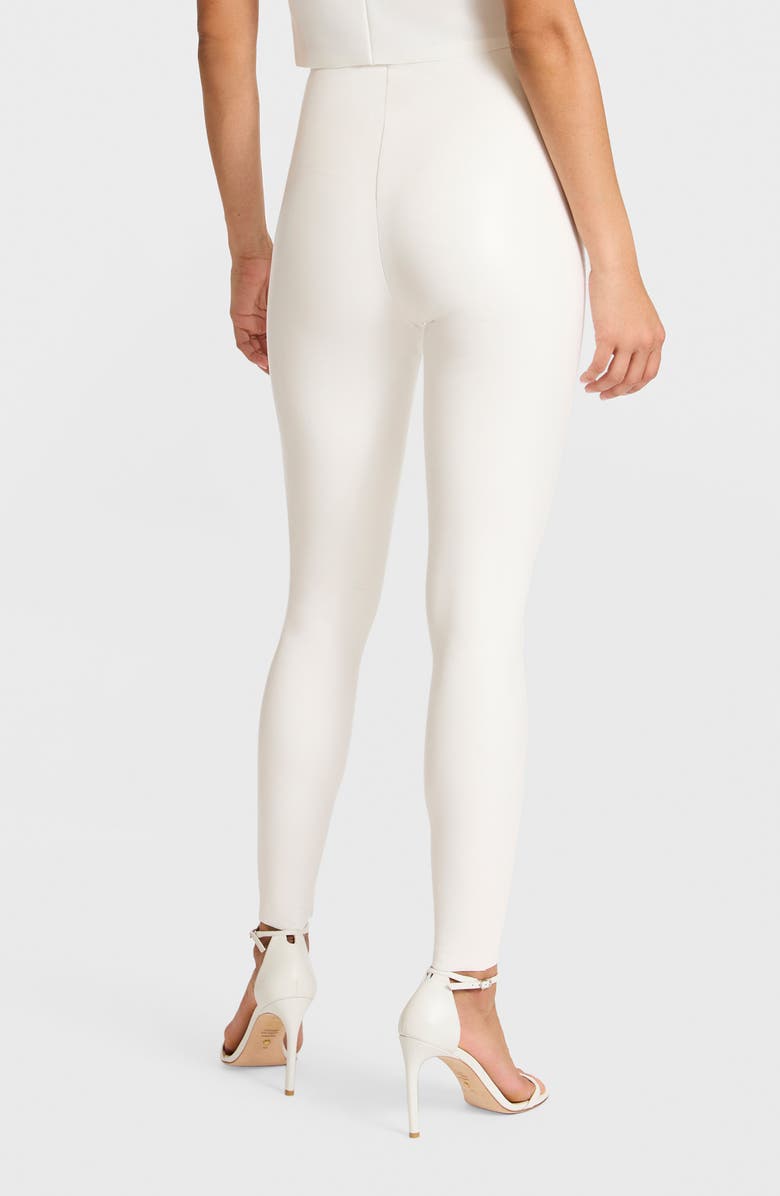Commando Faux Leather Legging, Alternate, color, White