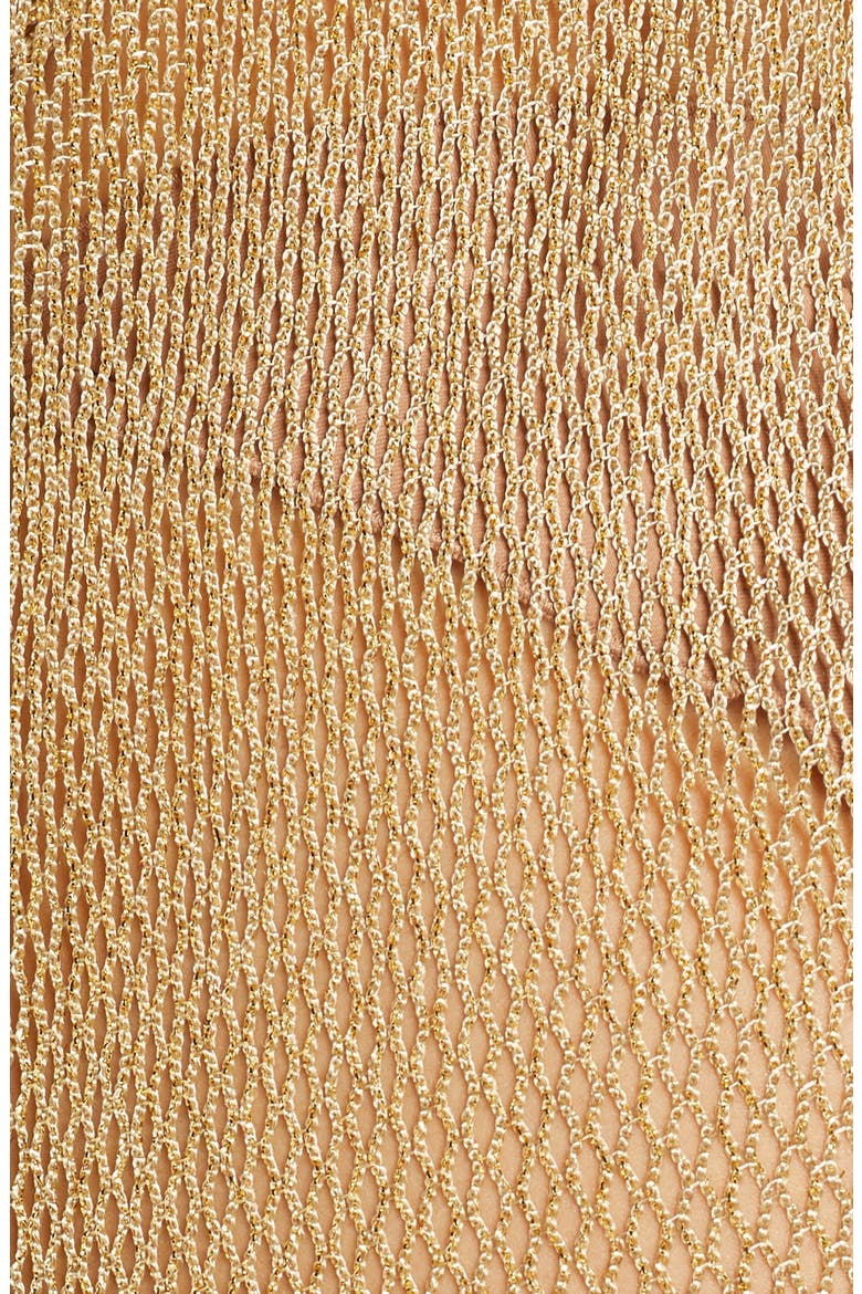 GOLDEN QUEEN FRINGE CAFTAN, Alternate, color, GOLD RUSH