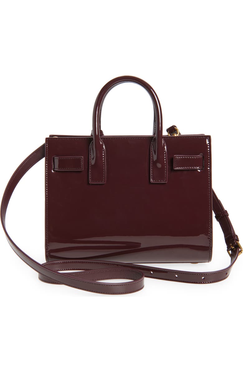 Saint Laurent Nano Sac de Jour Leather Tote, Alternate, color,