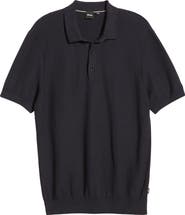 BOSS Daremo Cotton Blend Polo Sweater