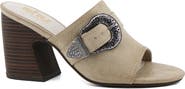 SHUSHOP Giselle Faux Leather Slide Sandal