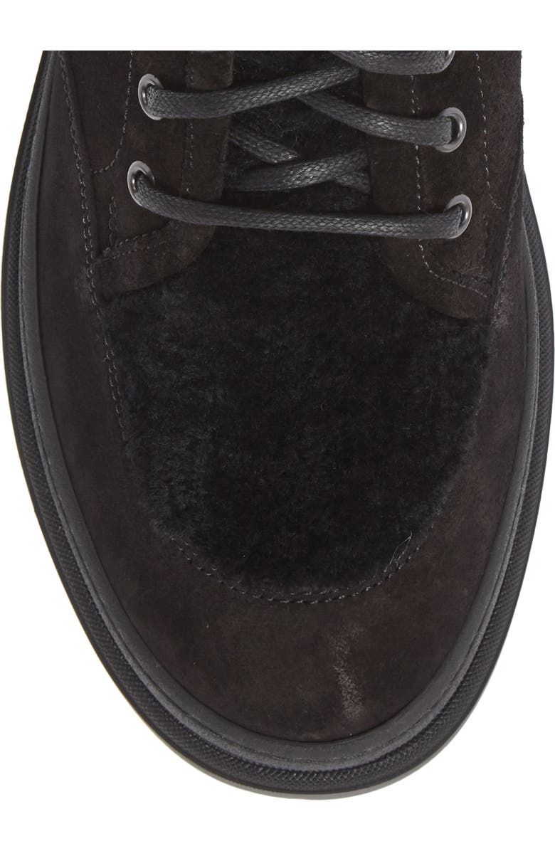 Aquatalia Tristian Lace-Up Boot with Genuine Shearling Trim, Alternate, color,