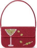 STAUD Tommy Beaded Shoulder Bag