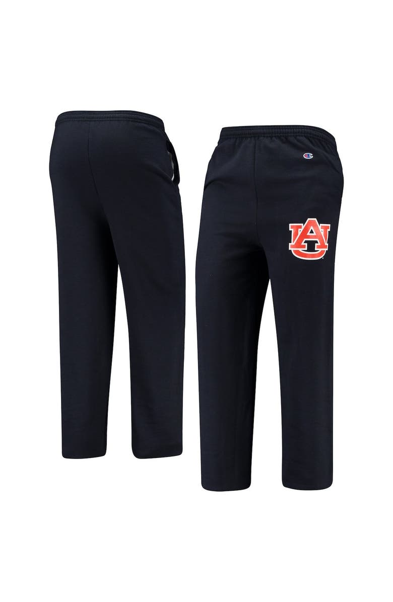 Champion Men's Champion Navy Auburn Tigers College Powerblend Pants, Main, color, 