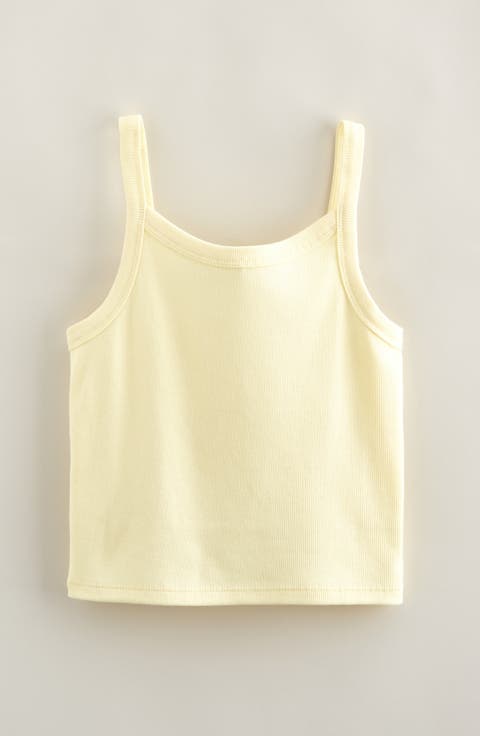トップス 90 Logo Girl Cropped Tee white yellow IMG_5870.jpg?v=1702370905&