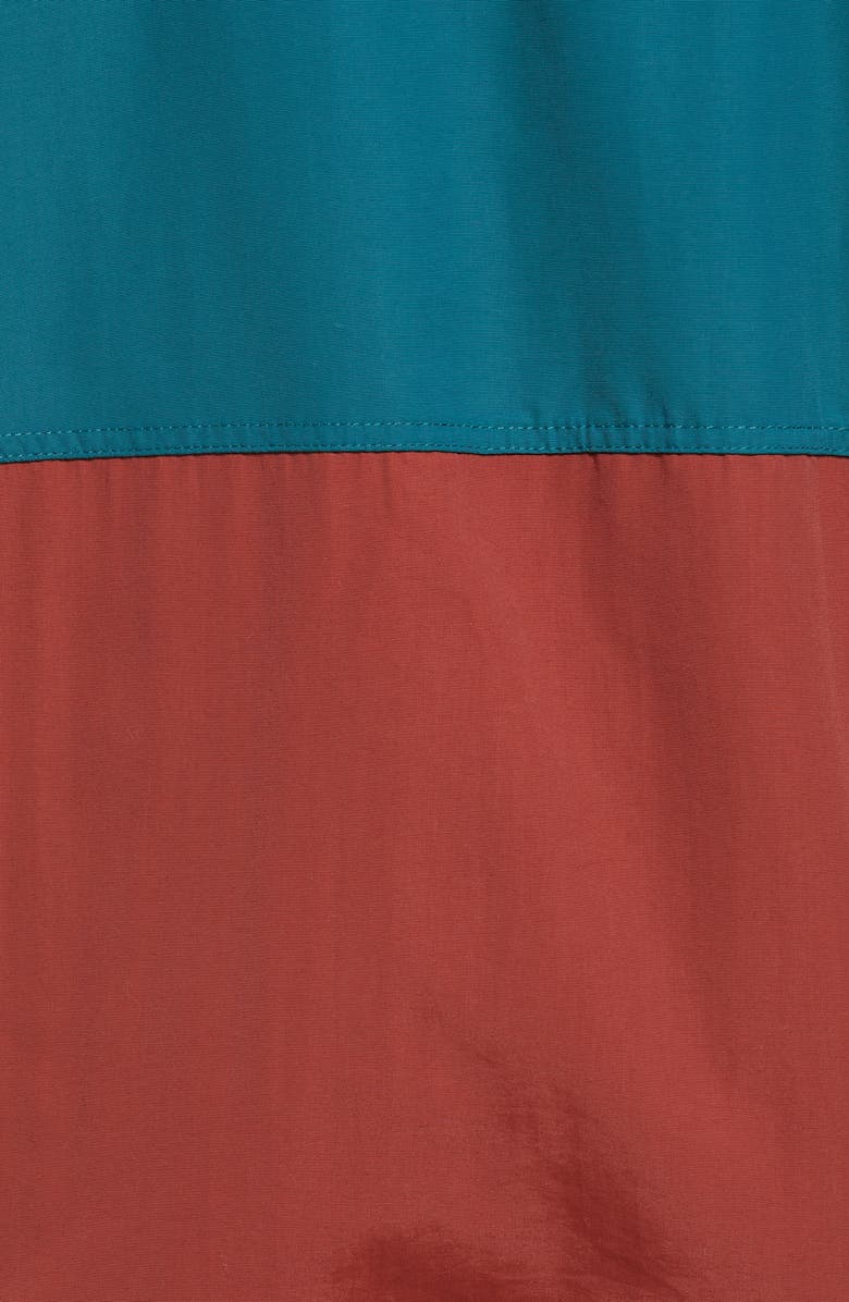 L.L.Bean Men's Mountain Classic Water Resistant Half Zip Jacket, Alternate, color, Spruce/ Tuscan Olive